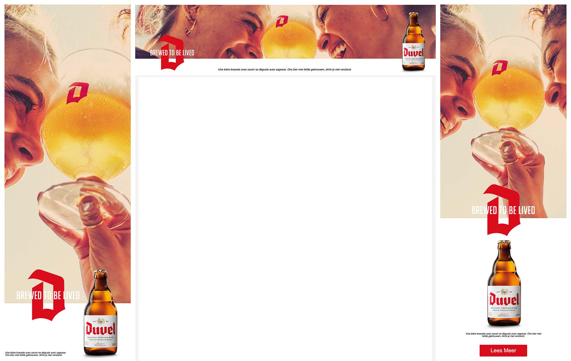 Duvel banner — desktop